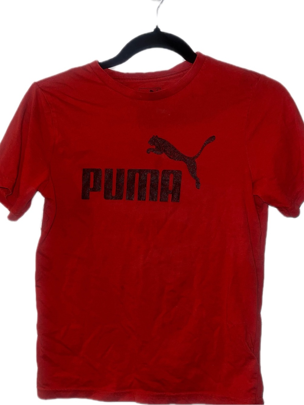 Puma Red Tee with Black Logo